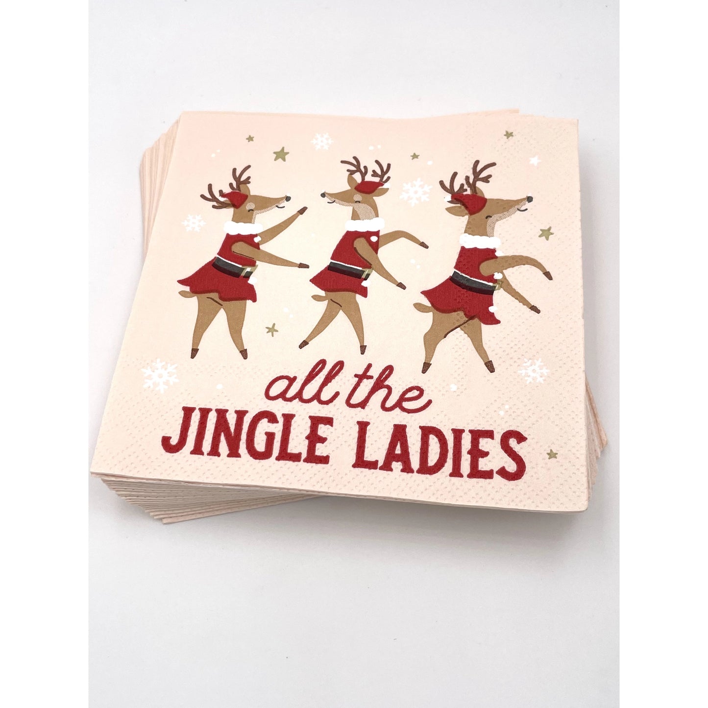 Jingle Ladies Cocktail Napkins - Eden Lifestyle