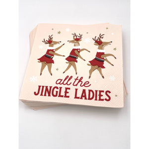 Jingle Ladies Cocktail Napkins - Eden Lifestyle