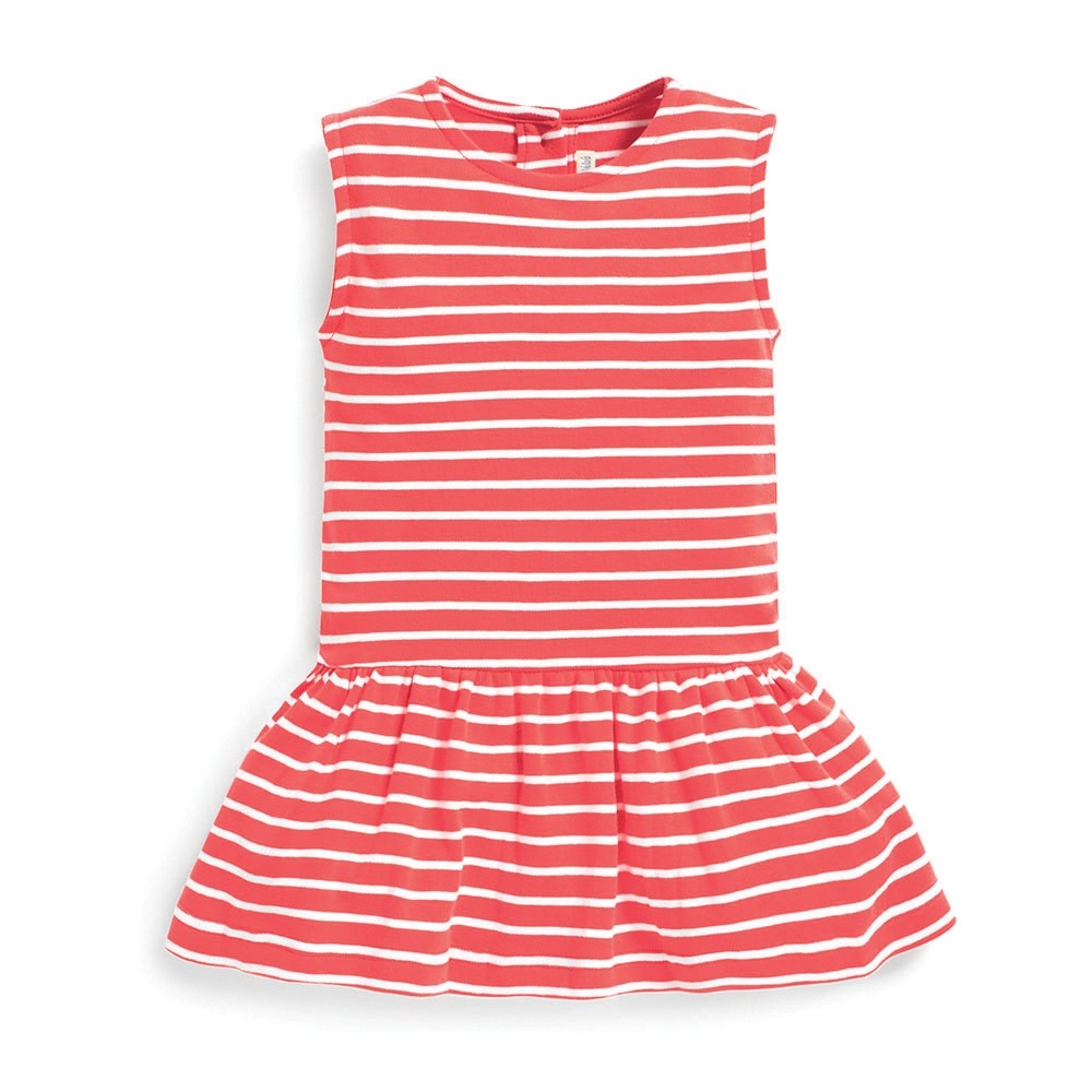 Jojo Maman Bebe, Girl - Dresses,  Jojo Maman Bebe Dropped Waist Summer Coral Dress