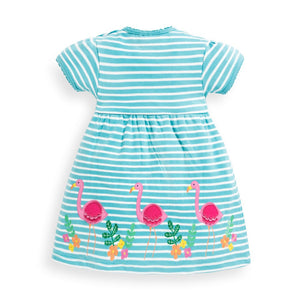 Jojo Maman Bebe, Girl - Dresses,  Jojo Maman Bebe Flamingo Appliqué Dress