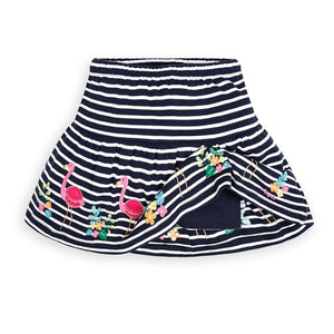 Jojo Maman Bebe, Girl - Skirts,  Jojo Maman Bebe Flamingo Appliqué Skort