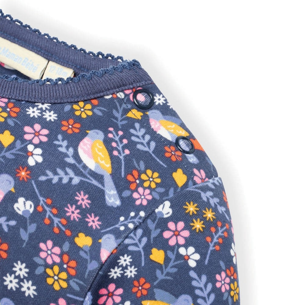 Jojo Maman Bebe, Girl - Dresses,  Jojo Maman Bebe Girls' China Blue Bird Classic Dress