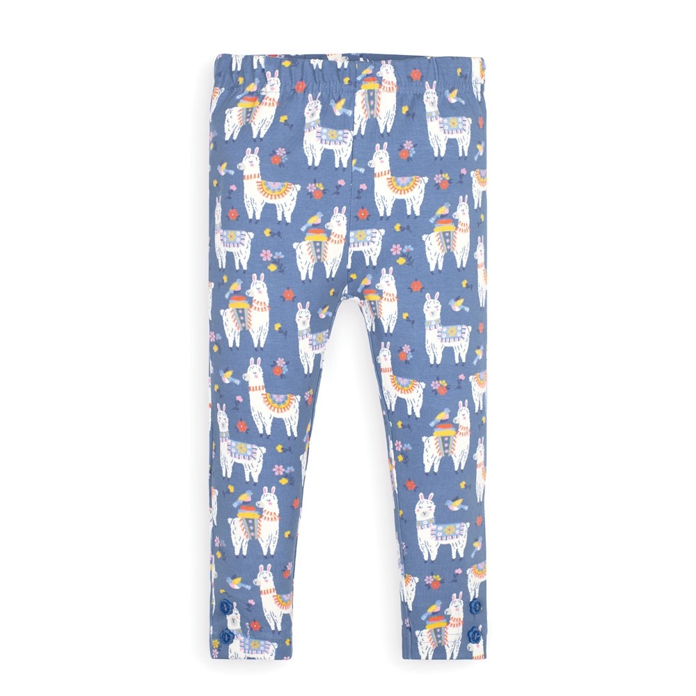 Jojo Maman Bebe, Girl - Leggings,  Jojo Maman Bebe Girls' Llama Print Leggings