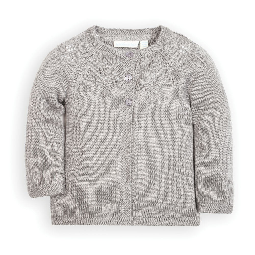 Jojo Maman Bebe, Girl - Outerwear,  Jojo Maman Bebe Girls' Pretty Pointelle Cardigan