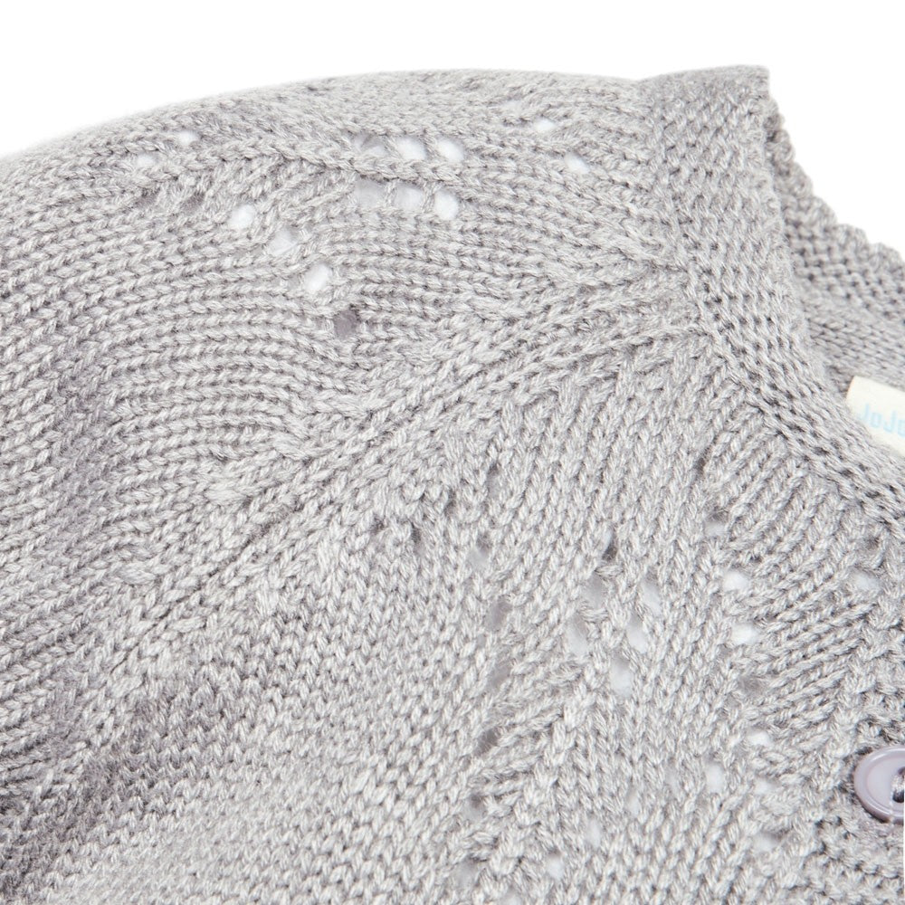 Jojo Maman Bebe, Girl - Outerwear,  Jojo Maman Bebe Girls' Pretty Pointelle Cardigan