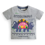 Jojo Maman Bebe, Baby Boy Apparel - Tees,  Jojo Maman Bebe Stegosaurus Belly Baby Appliqué Tee