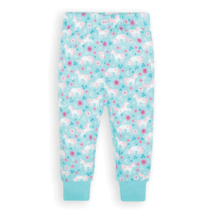 Jojo Maman Bebe, Girl - Pajamas,  Jojo Maman Bebe Kids' Unicorn Snug Fit Rib Pajamas