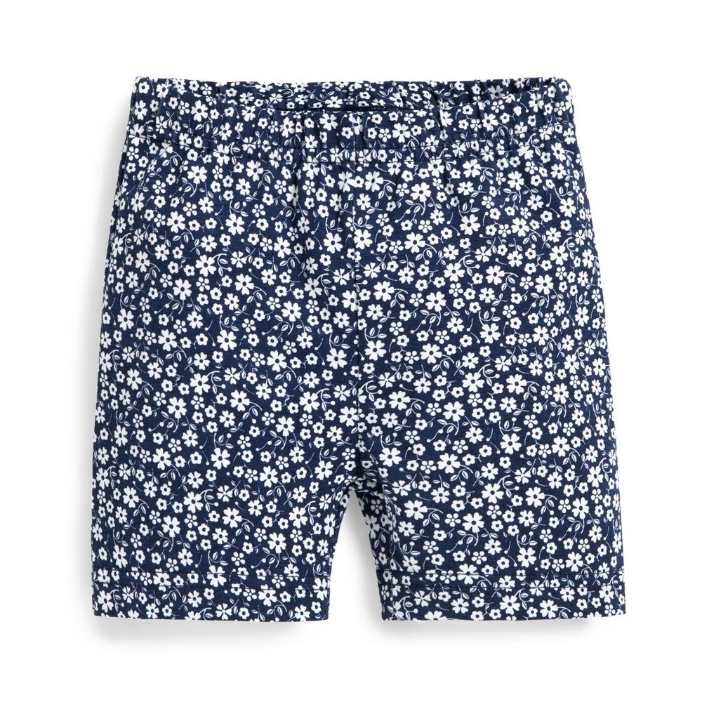 Jojo Maman Bebe, Girl - Shorts,  Jojo Maman Bebe Navy Floral Shorts