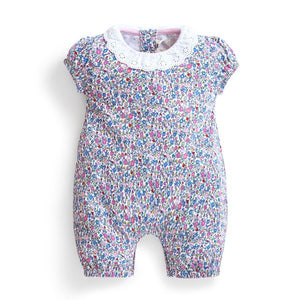 Jojo Maman Bebe, Baby Girl Apparel - Rompers,  Jojo Maman Bebe Pretty Summer Ditsy Baby Romper