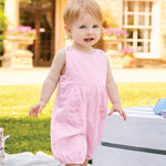 Jojo Maman Bebe, Baby Girl Apparel - One-Pieces,  Jojo Maman Bebe Seersucker Baby Overalls