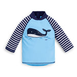 Jojo Maman Bebe, Boy - Swimwear,  Jojo Maman Bebe Whale Sun Protection Rash Guard