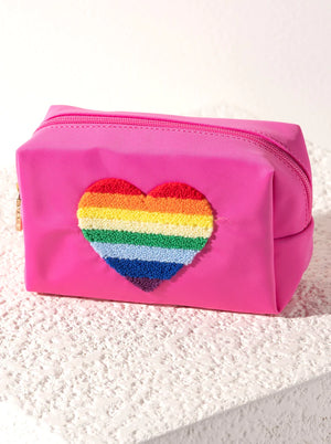 Joy Heart Zip Pouch - Eden Lifestyle