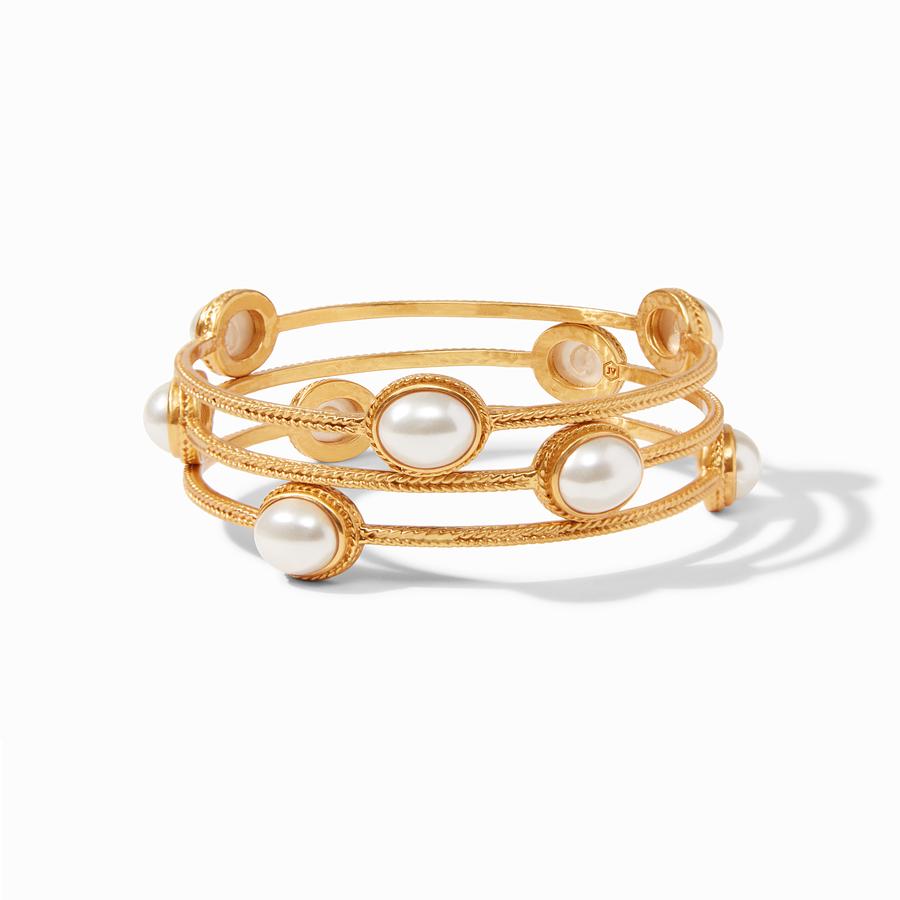 Julie Vos, Accessories - Jewelry,  Julie Vos - Calypso Bangle Pearl