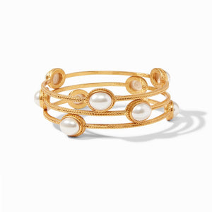 Julie Vos, Accessories - Jewelry,  Julie Vos - Calypso Bangle Pearl