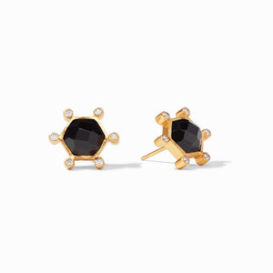 Julie Vos, Accessories - Jewelry,  Julie Vos - Cosmo Stud Obsidian Black