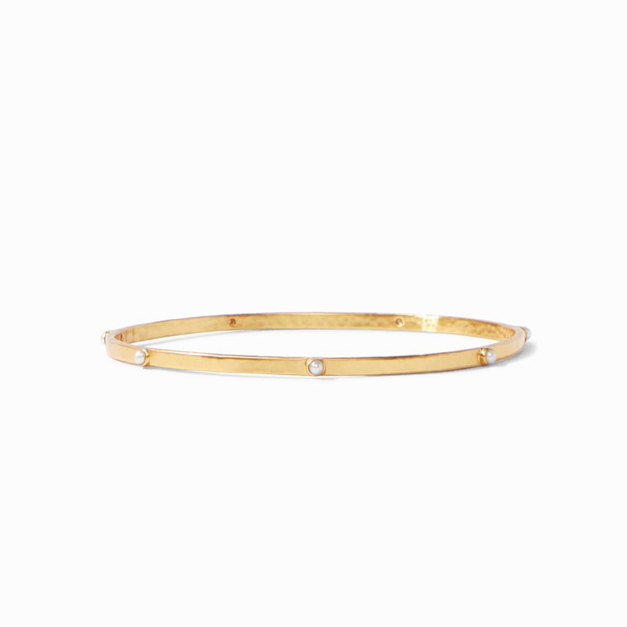 Julie Vos, Accessories - Jewelry,  Julie Vos - Crescent Bangle Pearl
