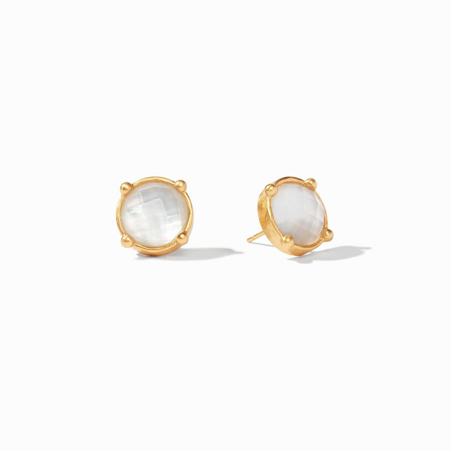 Julie Vos, Accessories - Jewelry,  Julie Vos - Honey Stud Iridescent Clear Crystal