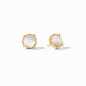 Julie Vos, Accessories - Jewelry,  Julie Vos - Honey Stud Iridescent Clear Crystal