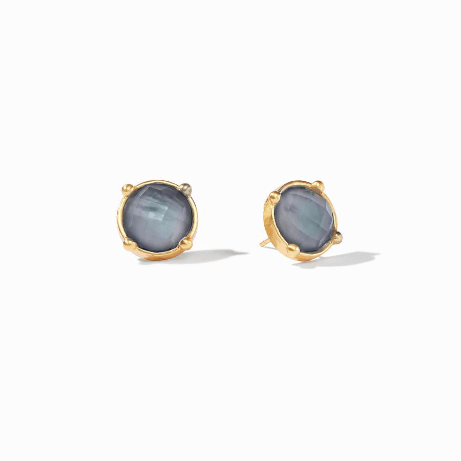 Julie Vos, Accessories - Jewelry,  Julie Vos - Honey Stud Iridescent Slate Blue