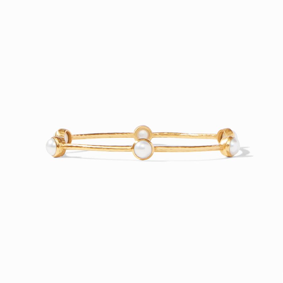 Julie Vos - Milano Luxe Bangle Gold Pearl - Eden Lifestyle