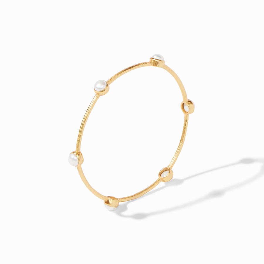 Julie Vos - Milano Luxe Bangle Gold Pearl - Eden Lifestyle