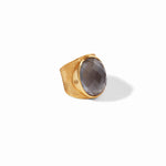 Julie Vos - Verona Statement Ring Iridescent Charcoal Blue - Eden Lifestyle