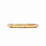 Julie Vos Avalon Hinge Iridescent Clear Crystal Bangle - Eden Lifestyle