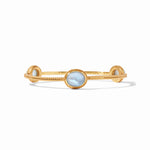 Julie Vos Calypso Bangle Iridescent Chalcedony Blue - Eden Lifestyle