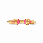 Julie Vos Cannes Demi Cuff Iridescent Peony Pink - Eden Lifestyle