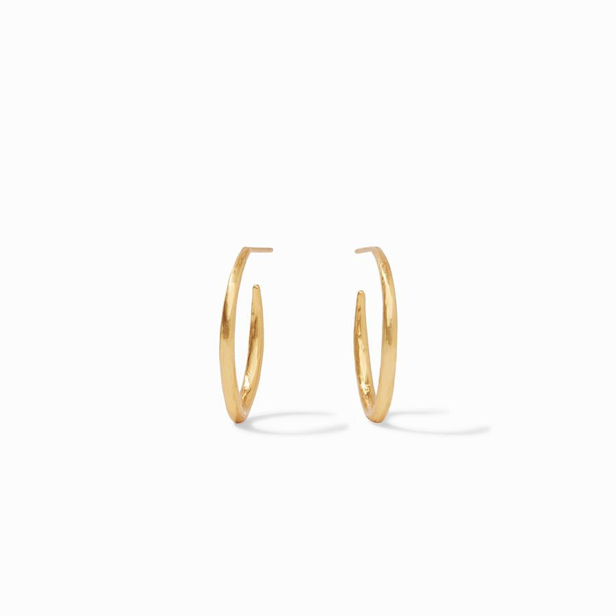 Julie Vos Fleur-de-Lis Hoop Medium - Eden Lifestyle