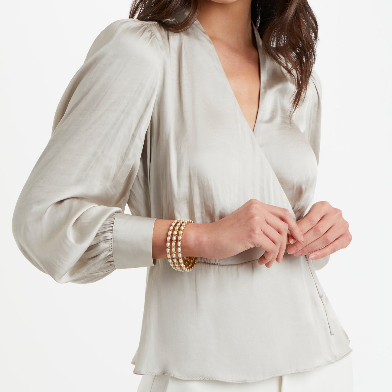 Julie Vos Mykonos Bahamian Blue Bangle - Eden Lifestyle