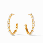 Julie Vos Mykonos Pearl Hoop - Eden Lifestyle