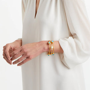 Julie Vos Simone Bangle Pearl - Eden Lifestyle