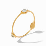 Julie Vos Simone Iridescent Clear Crystal with Pearl Bangle - Eden Lifestyle