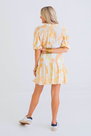 Floral 70's Smocked Dress - Eden Lifestyle