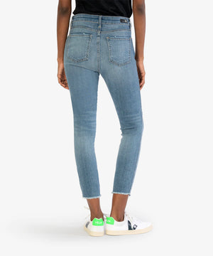 CONNIE HIGH RISE FAB AB CROP SKINNY (SSUSTAINABLE DENIM- STATEMENT WASH) - Eden Lifestyle