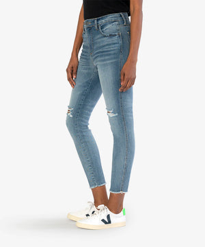 CONNIE HIGH RISE FAB AB CROP SKINNY (SSUSTAINABLE DENIM- STATEMENT WASH) - Eden Lifestyle