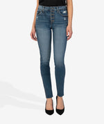 MIA HIGH RISE FAB AB SLIM FIT SKINNY (PERSUANCE WASH) - Eden Lifestyle