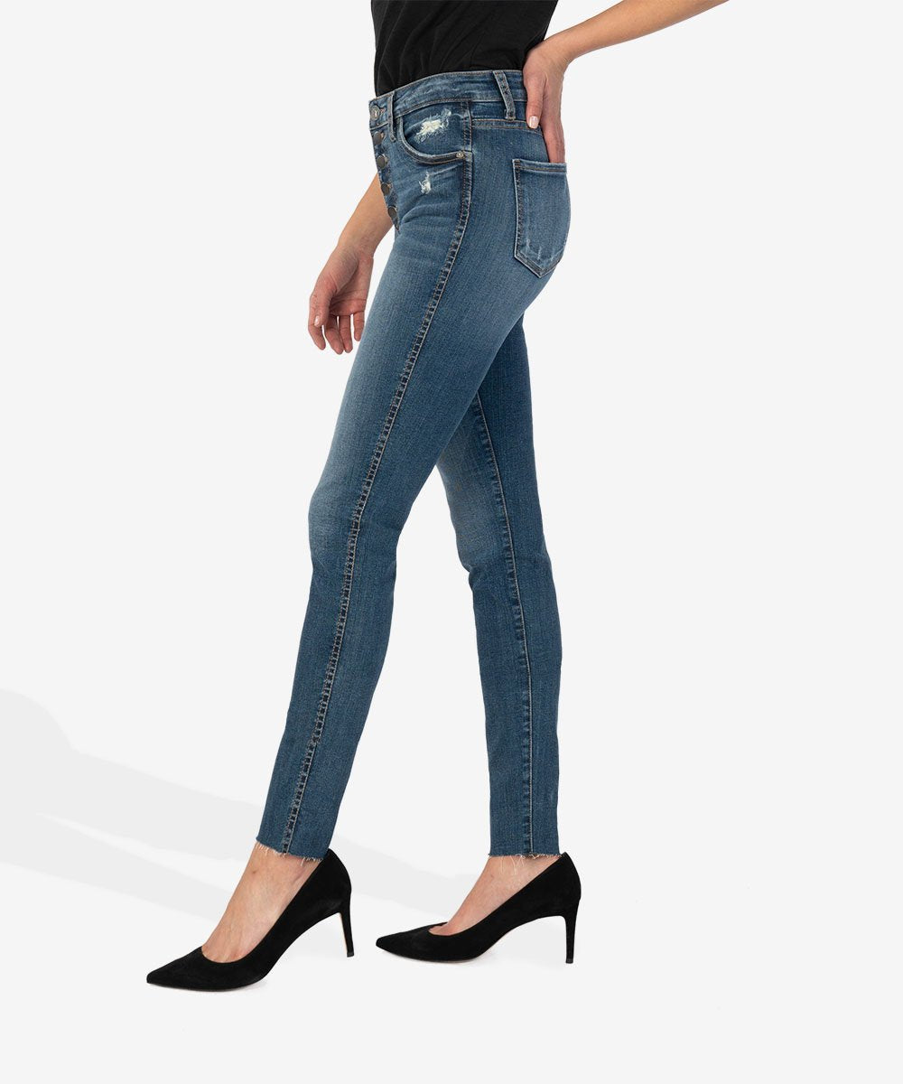 MIA HIGH RISE FAB AB SLIM FIT SKINNY (PERSUANCE WASH) - Eden Lifestyle