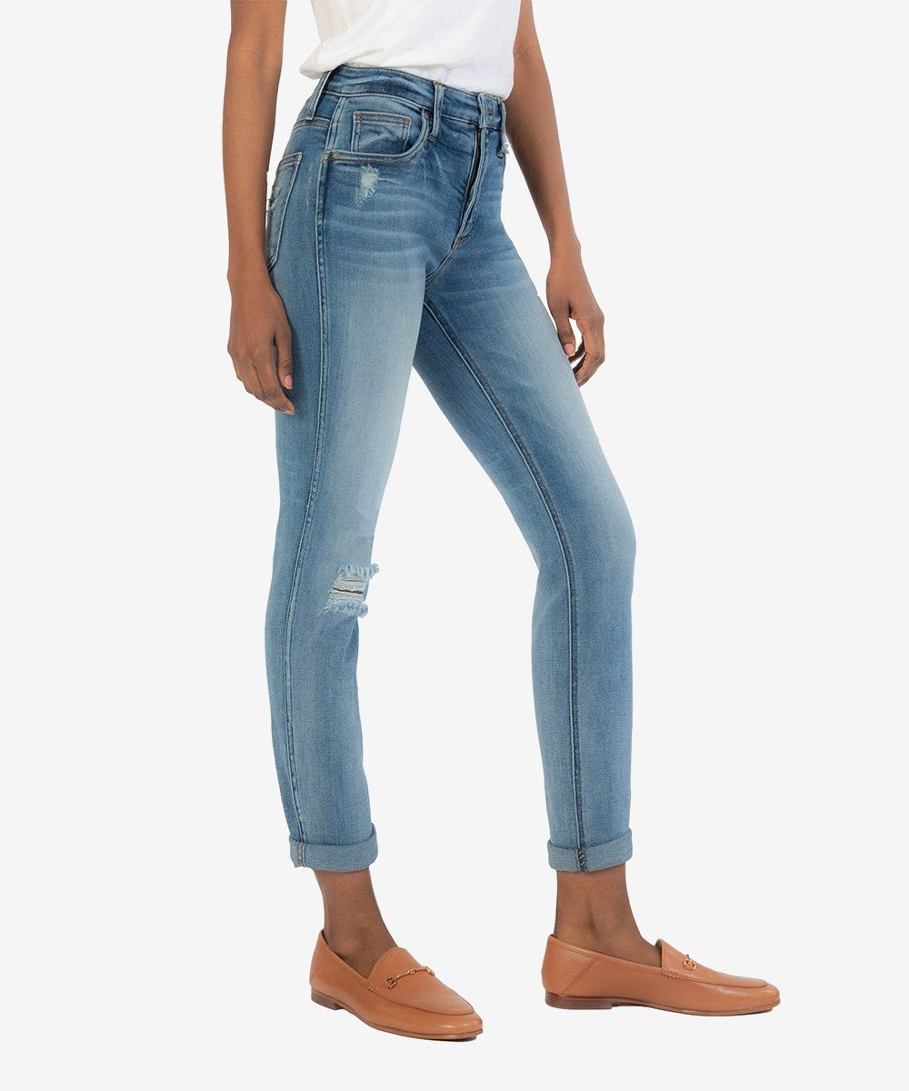 RACHAEL HIGH RISE FAB AB MOM JEAN (INTUITIVE WASH) - Eden Lifestyle