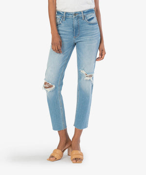 RACHAEL HIGH RISE FAB AB MOM JEAN (UPRIGHT WASH) - Eden Lifestyle