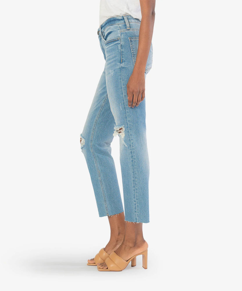 RACHAEL HIGH RISE FAB AB MOM JEAN (UPRIGHT WASH) - Eden Lifestyle