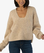 Beeba Rib Scoop Neck Sweater - Eden Lifestyle