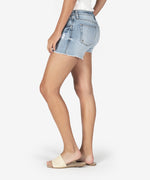 KUT from the Kloth, Women - Shorts,  KUT from the Kloth - Gidget Fray Short (Enrapture Wash)