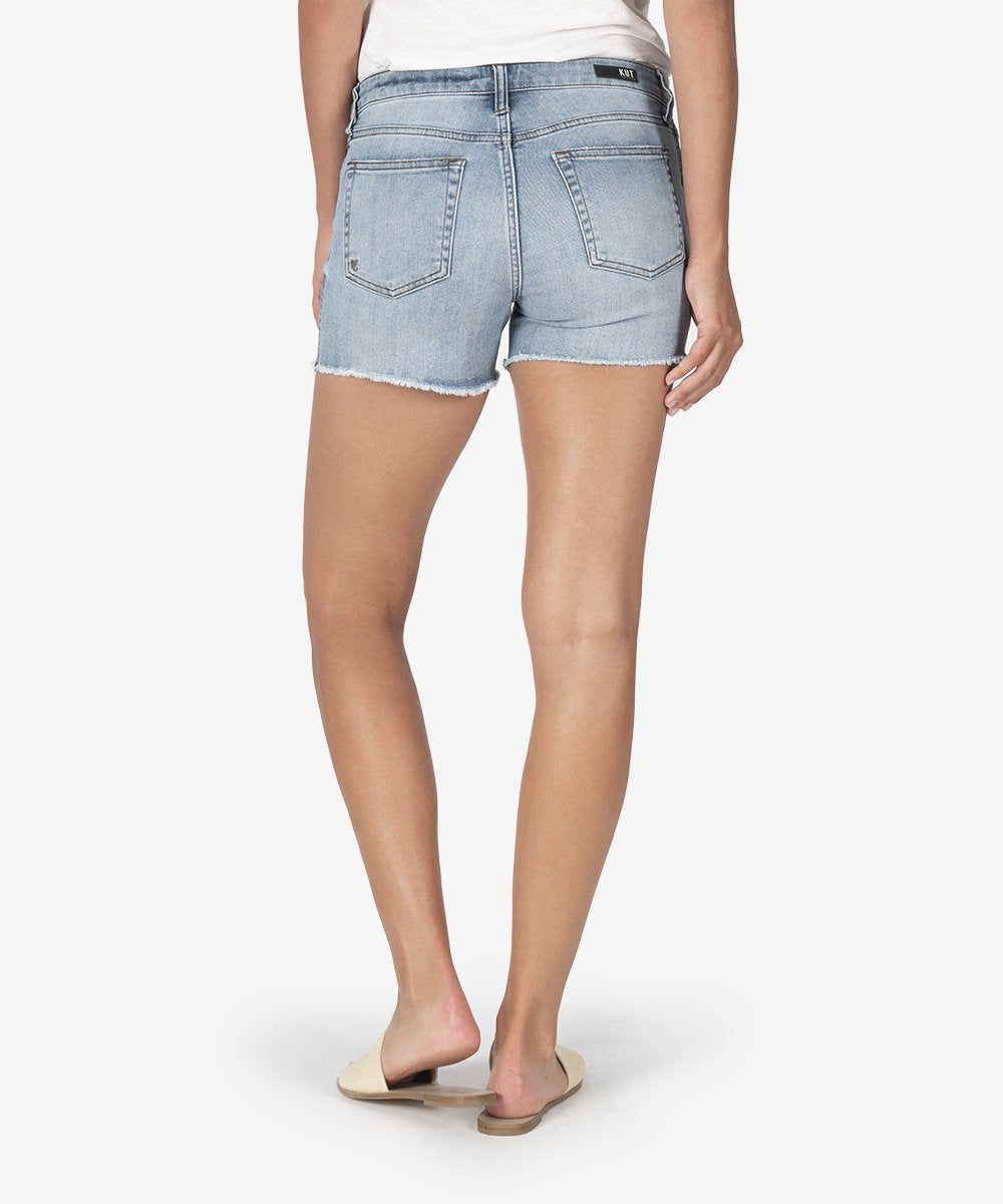 KUT from the Kloth, Women - Shorts,  KUT from the Kloth - Gidget Fray Short (Enrapture Wash)