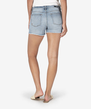 KUT from the Kloth, Women - Shorts,  KUT from the Kloth - Gidget Fray Short (Enrapture Wash)