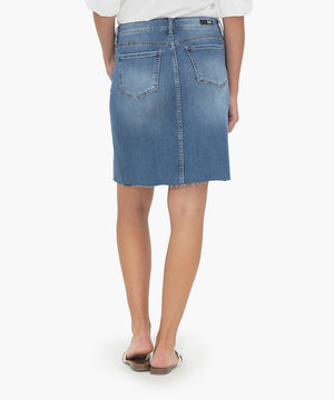 KUT from the Kloth, Women - Denim,  KUT from the Kloth - Melinda Skirt (Explorative Wash)