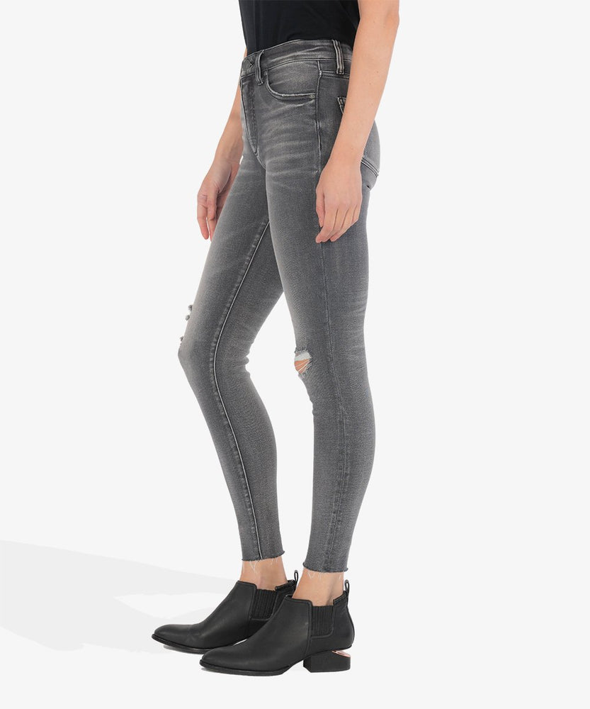 KUT from the Kloth Connie High Rise Fab Ab Slim Fit Ankle Skinny (Eco Friendly, Act Wash) - Eden Lifestyle