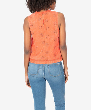 KUT from the Kloth Jaquetta Sleeveless Lace Top - Eden Lifestyle
