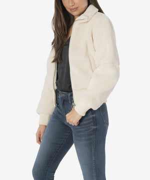 KUT from the Kloth, Women - Outerwear,  KUT from the Kloth Mireya Faux Sherpa Bomber